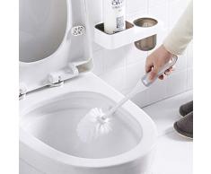 A-YSJ Brosse de Toilette Porte-Brosse De Toilette Ensemble Créatif Libre Punch Mural Lavage Brosse De Toilette Toilette Urinoir Ménage Porte-Brosse