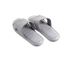 WEIAIXX Plastique Fond Mou Pantoufles Salle De Bain - Revêtement Antidérapant Baignoire Chaussons Couple Été Intérieur Maison Accueil 36-37 Gray