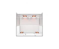 Sauna Infrarouge Cabine Infrarouge – Select Line 2 pour Deux Personne Noir Brillant de B de Intense by physiot Herm – Une Offre de Welcon-Wellness. de