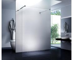 Paroi De Douche 140 x 200 cm (Détaché Cabine - ) de douche Paroi de douche, 10 mm Verre De Sécurité