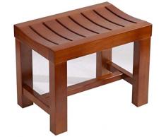 NIHAOA Siège de Bain Bois Massif Douche Tabourets Chaise de Douche et Salle de Bains Sièges Tabouret for Adultes Personnes handicapées et Les Femmes Enceintes et Les Personnes âgées Convient