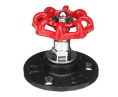 KUNSE Mur Industriel Crochet Rustique Fer Pipe Murale en Métal Porte-Serviette Crochet Cintre