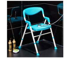 Tabouret De Douche Pliante Hauteur R/églable Douche//Baignoire Chaise pour Les Personnes /Âg/ées Handicap/ées Ou Femmes Enceintes en Alliage Daluminium Cadre Salle De Bain Chaise pour Personnes /Âg/ées