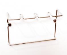 PORTE-BROSSES À DENTS ÉLECTRIQUES EN ACIER INOXYDABLE POUR 4 BROSSES À DENTS