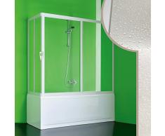 Cabine douche Pare-Baignoire 70x150 CM en acrylique mod. Nettuno avec ouverture