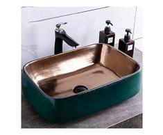 Lavabo Vasque Verre Trempé，Lavabo Vasque à Poser Lavabo suspendu Lavabo suspendu vasque (Size : A)