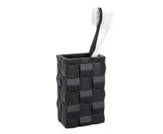 Wenko 19426100 Verre à Dents Relief Noir