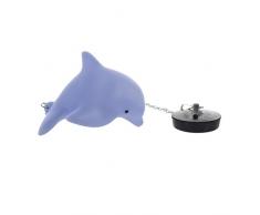 Paladone Dolphin First Light Products Bouchon de baignoire, plastique, Multicolore,