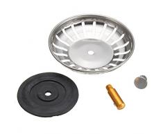 KUNSE 304 Évier De Cuisine en Acier Inoxydable Bouchon Bouchon De Vidange Évier Filtre Salle De Bain Lavabo Évier