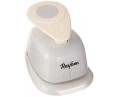 Rayher perforatrice fantaisie perforatrice rond perforatrice scrapbooking idéal pour les activités des loisirs créatifs orange