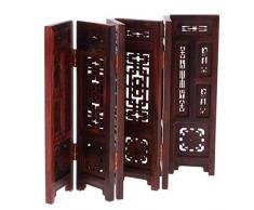 Backbayia Miniature Paravent Style Chinois Ornement Rétro Cadeau danniversaire Jouet pour Fille Garçon