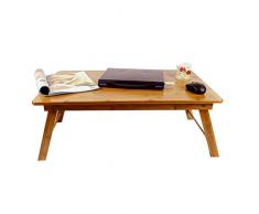 BZHJYLGA Petite Pliable Table Pliante Notebook Table Dorm Bureau Petit-déjeuner Plateau Lutrin Bureau Table De Pique-Nique, 3 Tailles (Color : Dark Brown, Size : 55x31x20cm)