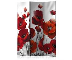 murando Paravent 135x172 cm Une Seule Côté Impression sur Toile intissée 100% Opaque Foto Paravent Décoratif en Bois avec Interieur Impression Home Office b-A-0334-z-b