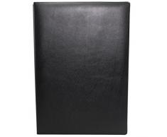 Parapheur en cuir de vachette lisse Noir