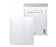 Bong GmbH 12213 Lot de 100 enveloppes rembourrées AirPro pour envoi par avion W 3 en papier Kraft 80 g/m² et polyéthylène avec fermeture par bande adhésive (Blanc) (Import Allemagne)