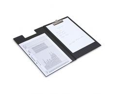 Rapesco Porte-Bloc Conférencier à Rabat Grainé A4 Papier Ministre en Noir