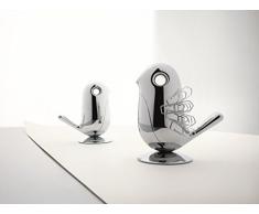 Alessi Rt01 Chip Porte-trombones Magnétique en Zamac Chromée