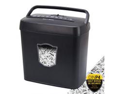 Waytex 77316 Destructeur de Documents coupe Croisée 6 Feuilles bac 12,5 Litres