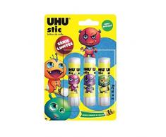 UHU Bâton de colle stic "Collector", blister de 3 x 8,2 g