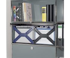 Durable 261101 Carry Plus Support de Classement pour Dossiers Suspendus Format A4 Coloris Noir - Vendu à Plat et sans Dossiers