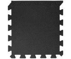 Couleur Noir P/étale 60x60x1 cm BodenMax Tapis de Protection en Mousse EVA Yoga Dalles en Mousse avec Bordures Tapis de Sport Gym 12 pi/èces Musculation