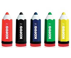 KORES Taille-crayon KOLORITO en forme de Crayon Coloris Aléatoire
