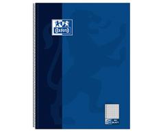 Oxford Cahier à spirales A4 80 feuilles perforées 1 Stück couleurs assorties