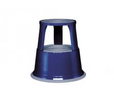 Wedo 212103 Tabouret marchepied mobile en métal Bleu