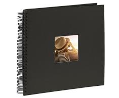 Hama Album Photo Fine Art (format 36 x 32 cm, 50 pages noires, Ã spirale) Noir