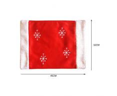 Accessoires de Table de Noël,Moon mood® Décoration de Noël,Neige de Noël Napperon pour les réunions de Famille Dîner Décoration