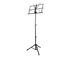 MNKWEQJIO Music Stand Pliable, Petite Lutrin avec Peinture épais Noir, Convient for Les Concerts, Les écoles, Bandes, Salles de Classe Eglise