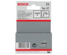 Bosch 2609200231 Agrafe à fil plat de type 57 10,6 x 1,25 x 10 mm 1000 pièces