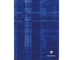 Clairefontaine Metric 63311AMZC Cahier grands carreaux sans spirales 24 x 32 cm Couleurs Assortis Lot de 3