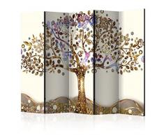 murando Paravent XXL: 225x172 cm Réversible Deux Côtés Impression sur Toile intissée 100% Opaque Foto Paravent décoratif en Bois avec Interieur Impression l-A-0002-z-c