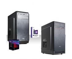 Ordinateur de bureau complet Intel i7-8700 4,6 GHZ Six Cœur / Intel Uhd Graphics 630 4K / Ram Ddr4 8 Go 2400Mhz /HD 1 To7200 tr/Wifi 300Mbps/Licence Windows 10 Pro/dvd-cd/Montage, Bureau,Graphiqu,