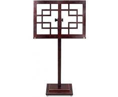 Téléphone Lutrin, Vintage en Bois Massif Lutrin Musique en Bois Support Dulcimer Pipa Erhu Ocarina for Violon Guzheng Lutrin LCSHAN