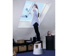 Wedo Step 212200 Tabouret marchepied mobile en plastique Blanc