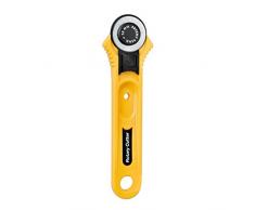 Cutter Rotatif Poignée Droite pour Papier Tissu Découpe Couture Bricolage Cuir Diy - 28mm