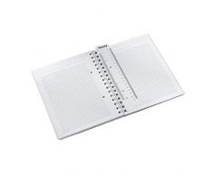 Leitz - 46410051 - Wow Cahier - 160 Pages à Spirale Quadrillé - A5 - Menthe Métallisé