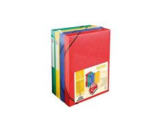 EXACOMPTA Boîte de classement pack promo 3+1, 40 mm, couleur