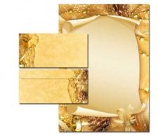 20 Pièces paper-media lot de 10 feuilles de papier à lettre motif de noël avec 10 enveloppes format long sans fenêtre assorties
