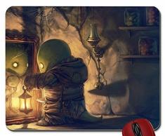 B Abstract green final fantasy video games weird fantasy art tonberry square enix tomberry 1280x800 wallpapemouse pad computer mousepad