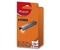 Maped Agrafes SP19 1/4, 6 mm, zingué en boite de 5000