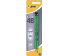 BIC Criterium 550 Crayons à Papier - 4B, Blister de 2