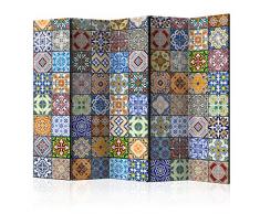 murando Paravent Abstrait 225x172 cm Une Seule Côté Impression sur Toile intissée 100% Opaque Foto Paravent Décoratif en Bois avec Interieur Impression Home Office f-B-0009-z-c