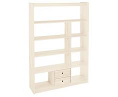 BioKinder 22152 Paravent Lara 180x126x33 cm, Bois daulne Massif Biologique