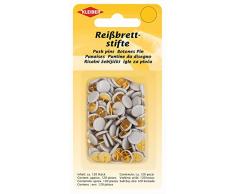 Kleiber 120-Pièces punaises tête Plastique, Blanc