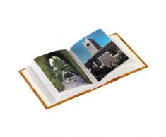 Hama Album Photo Singo (album minimax, 13 x 16,5 cm, 100 pages, pour 100 photos au format 10 x 15 cm) Orange