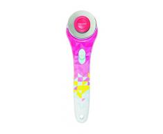 Fiskars Cutter rotatif, Pour couper du tissu, Pour droitiers et gauchers, Poignée droite et arrondie, 1023908