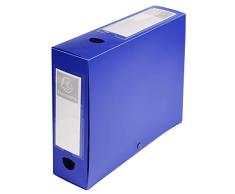 Exacompta 59832E Boite de classement a pression dos 80mm polypropylene 7/10e opaque